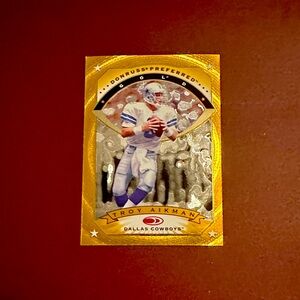 Donruss Preferred Gold Troy Aikman Card